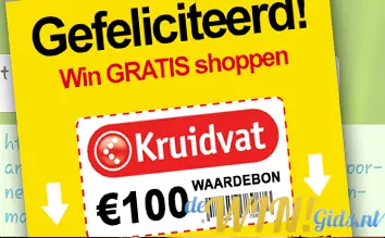 Win Kruidvat prijzen en winacties met code kassabon of test en win