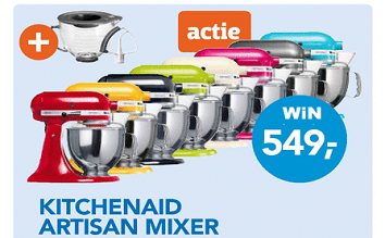 Win een Kitchenaid Keukenmachine gratis op de Win!Gids